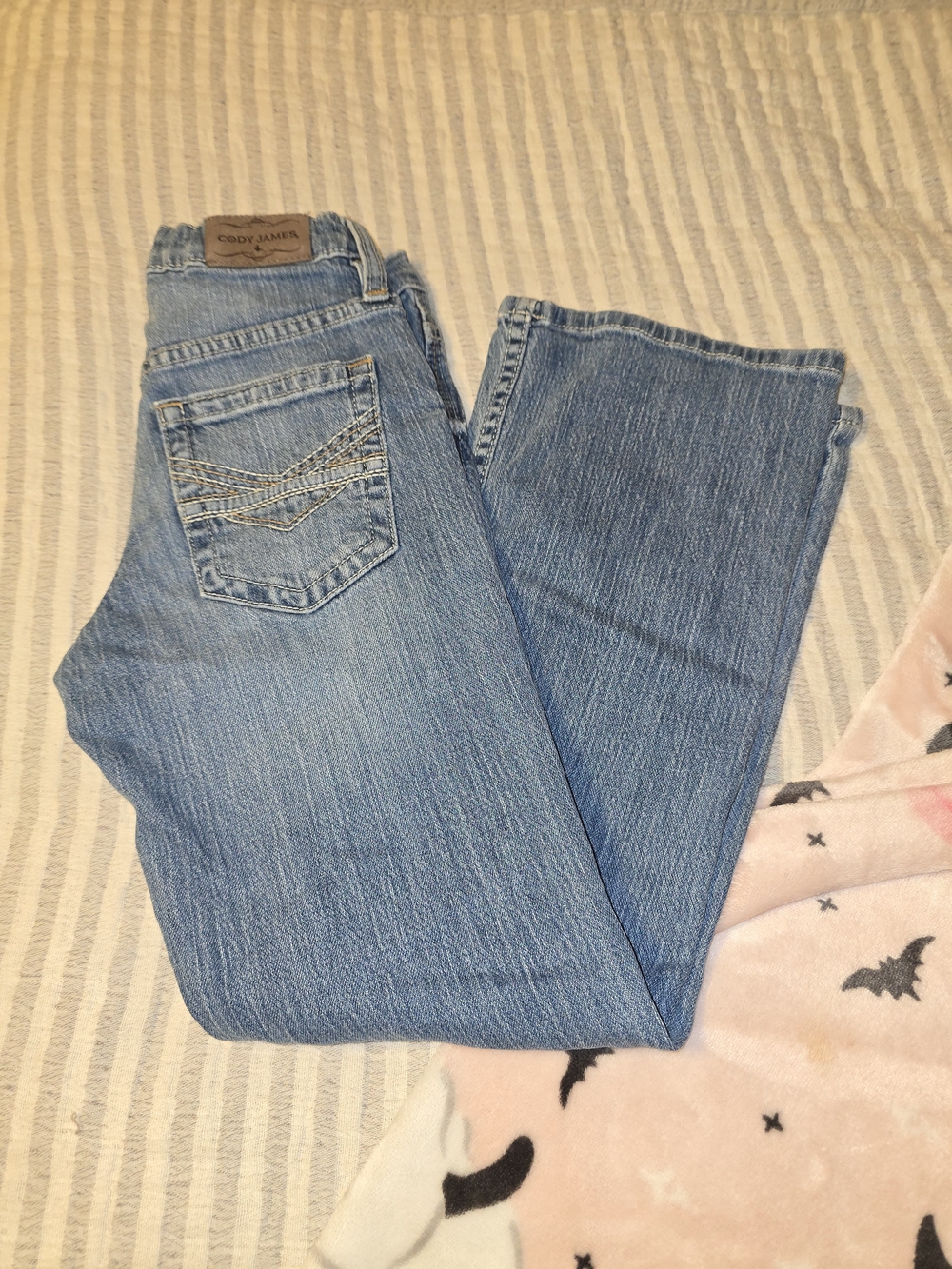 Kids' Cody James Light Blue Bootcut Jeans Size 8